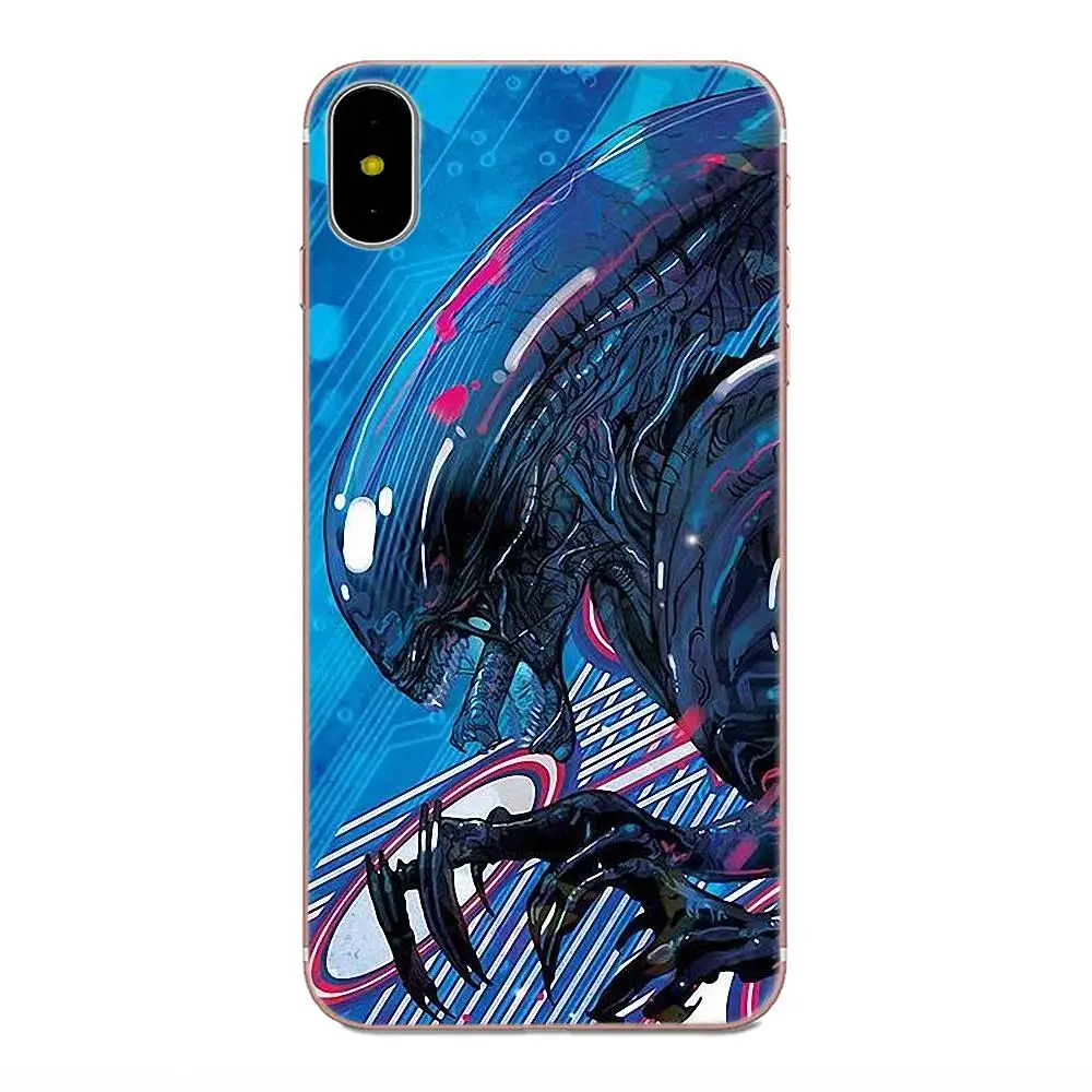 Аниме Alien vs Predator для Samsung Galaxy Note 5 8 9 S3 S4 S5 S6 S7 S8 S9 S10 mini Edge Plus Lite мягкий