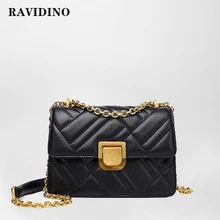 RAVIDINO сумки для женщин фирменные дизайнерские натуральная кожа повседневные компактные сумочки роскошная сумка-мессенджер
