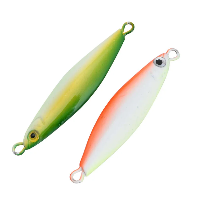 

New Metal Laser Jigs Fishing Lures No Hook Bait Lead Jig Fishing Tackle 30g LH07s