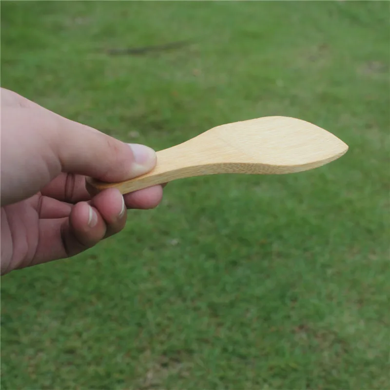 Bambú arroz cuchara camping picnic antiadherente comida cuchara utensilios de cocina al aire libre vajilla Accesorios