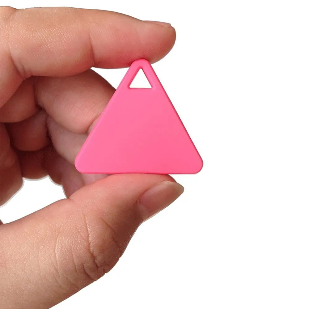 Мини-тег смарт-трекер Bluetooth Pet Детский кошелек ключ искатель gps локатор сигнализация Z трекеры активности - Цвет: Розовый