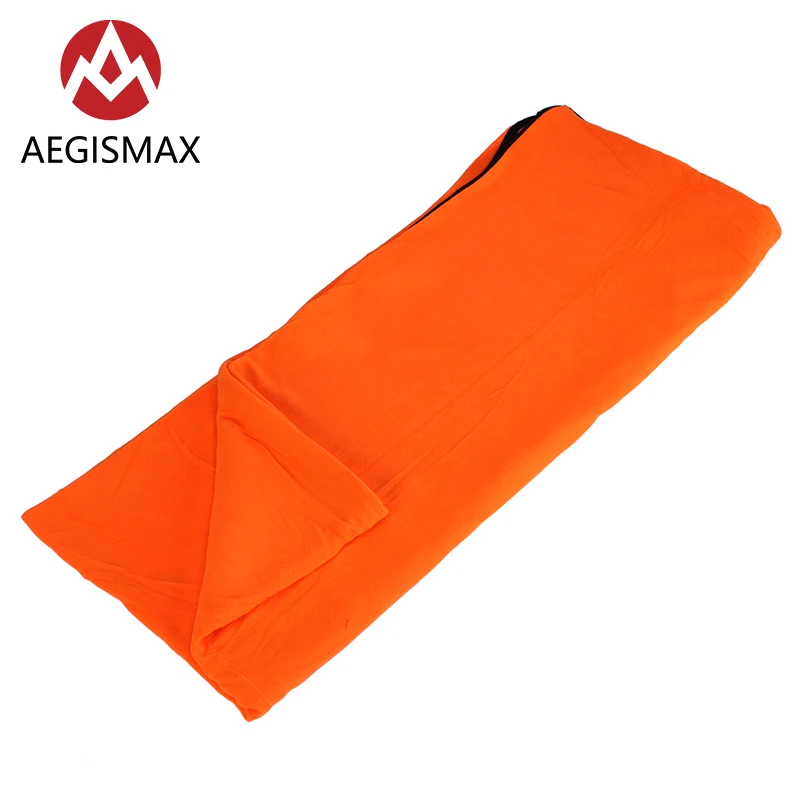 AEGISMAX Сверхлегкий Открытый Кемпинг конверт Тип вкладыш в спальник изоляция грязный спальный мешок из флиса