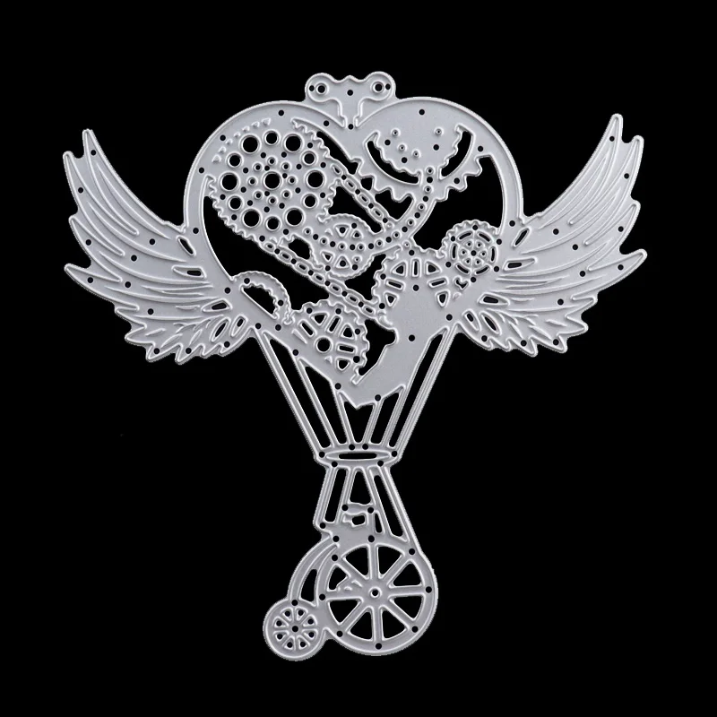 Металлические Вырубные штампы Dolce Vita Steampunk скрапбукинг в виде сердца для