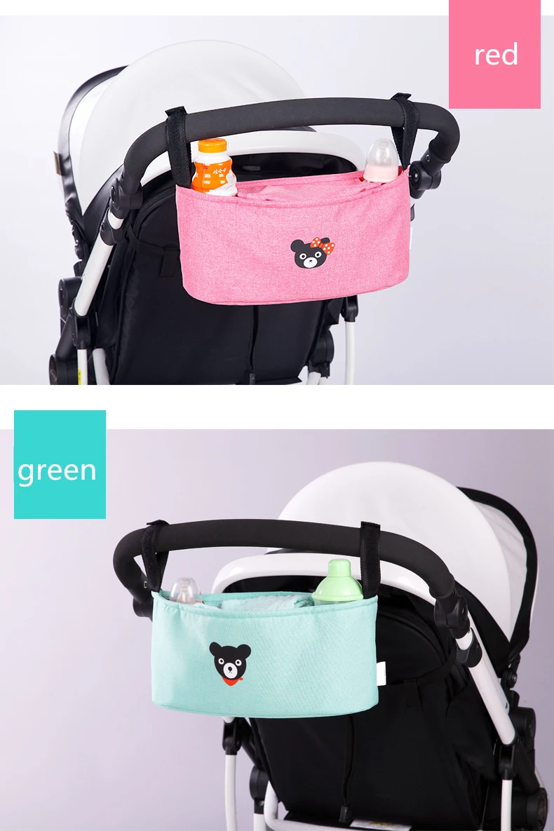 Детские коляски сумка Портативный детские бутылочки держатель сумки кроватки повесить крюк перевозки сумка Аксессуары для колясок