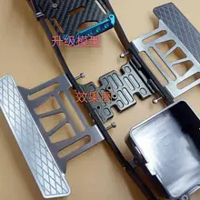 1/10 пара из металла с ЧПУ падел Для осевой SCX10 шасси Рок Гусеничный RC