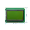 Tablero LCD pantalla verde amarillo 12864 128X64 5V pantalla azul ST7920 módulo LCD para arduino 100% nuevo original ► Foto 2/4