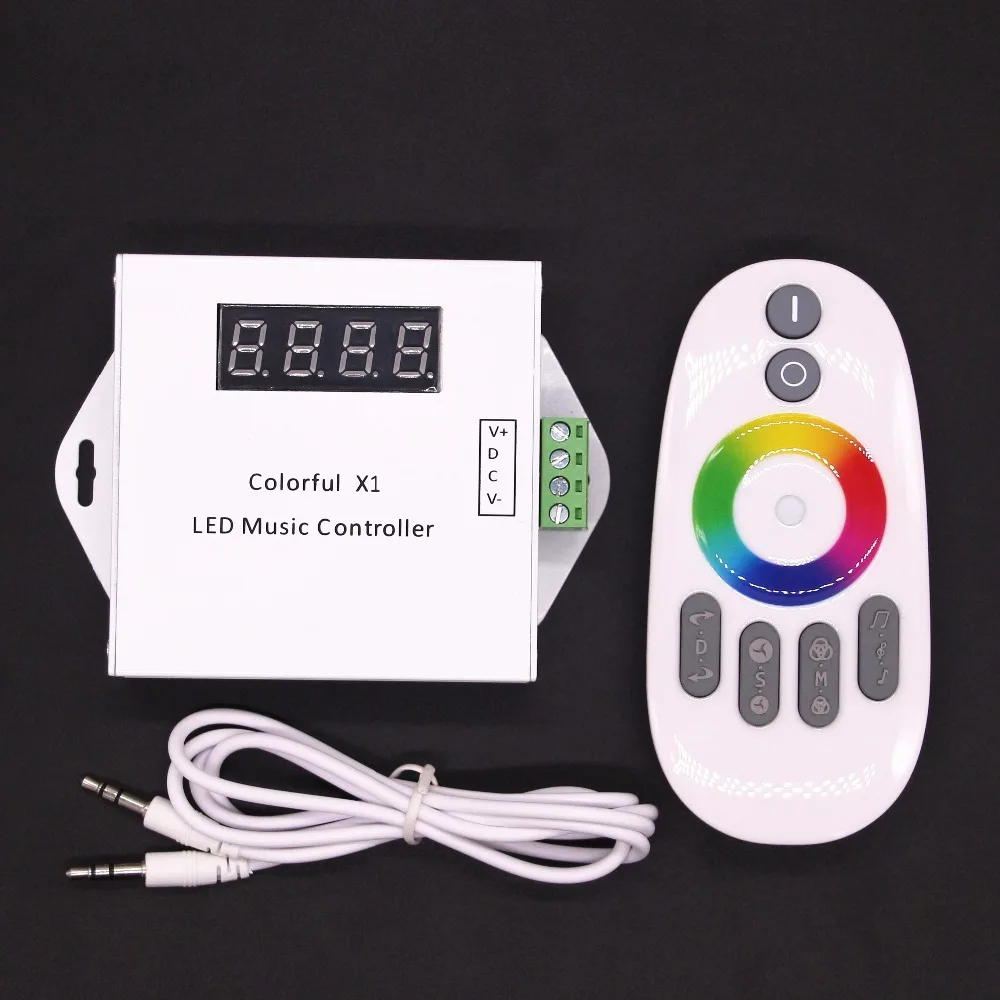 DC 12V LED Music Controller Dream Color RGB LED Controller Touch Remote