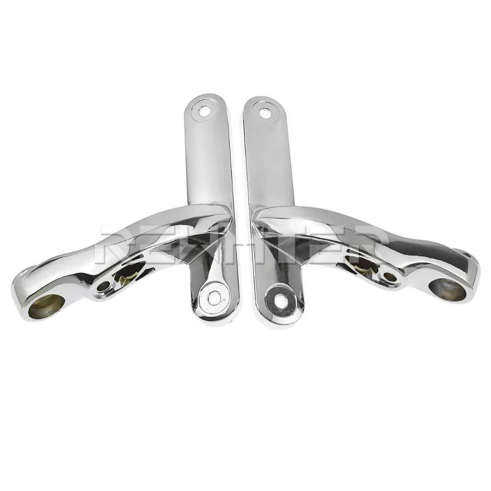 Motorcycle-Auxiliary-Lighting-Brackets-Kit-Set-Front-And-Rear-Bracket-Chrome-For-Harley-Touring-Street-Glide (3)
