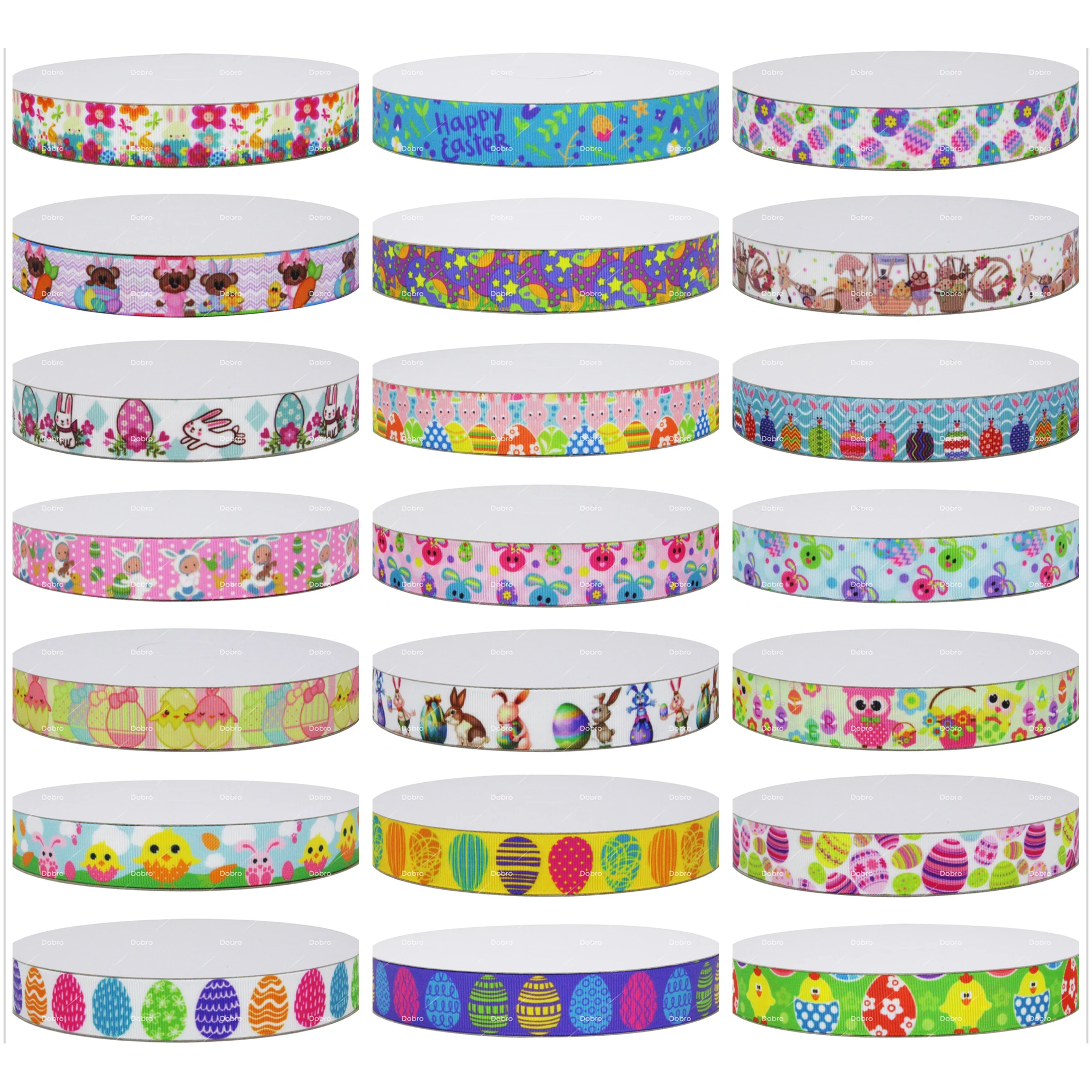

21 Choices 7/8" 22MM Animal Cat Paw Footprint Printed Grosgrain Ribbons for Hair DIY Baby Craft Party Decoration Gift Packaging