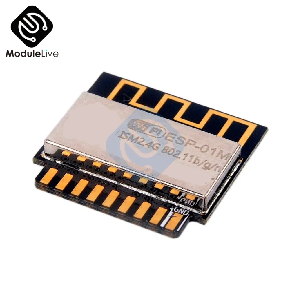 

ESP-01M WiFi Module Board OT Wireless Transceiver Receiver ESP8285 Serial Port to WiFi 1MByte Flash