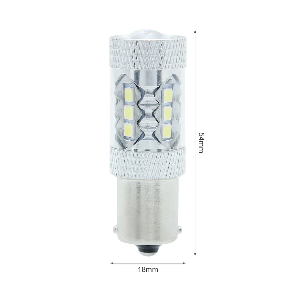 ANBLUB 2 шт. 1156 BA15S P21W светодиодный лампы Противотуманные фары Дневные Фары Светильник 50 Вт 80 Вт 100 3030 SMD Авто дневные ходовые огни, светильник задние тормоза лампа обратный светильник 12V 6000K