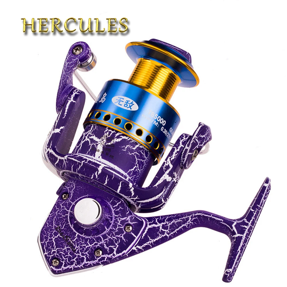 

Hercules 1000-6000 10+1 BB Metal Spinning Fishing Reel Fly Wheel For Fresh/Salt Water Sea Fishing Spinning Reel Carp Fishing
