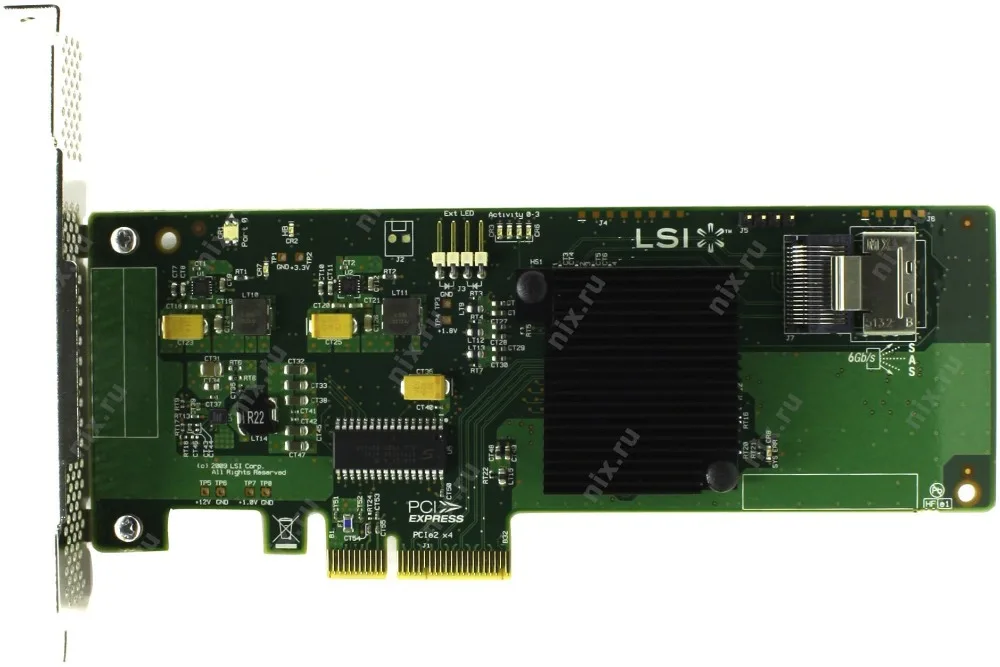 RaidStorage Avago LSI SAS 9211-4I LSI00190 4 порта RAID HBA jino SATA SFF8087 6 ГБ PCI-E 2 0 X4 карта контроллера |