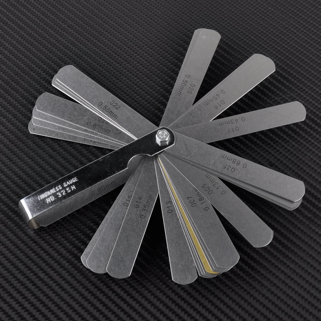 CITALL 0.04 0.88mm 32 Blade Feeler Gauge Dual Reading Imperial & Metric