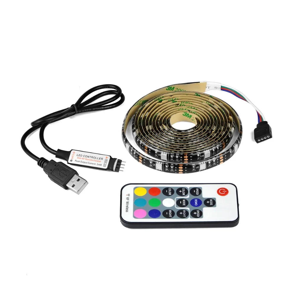 Buy DC 5V USB LED Strip RGB LED Strip Light 5050 SMD