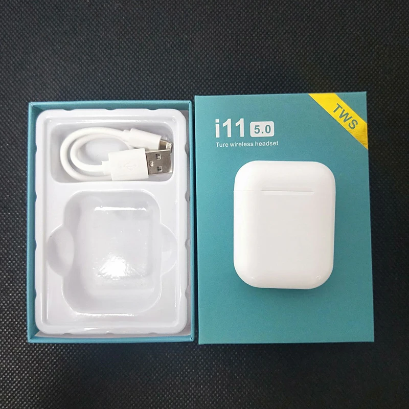 

i11 tws earphone bluetooth 5.0 earphones mini touch control wireless earbuds with microphone pk i10 i13 i14 i20 i30 tws headsets