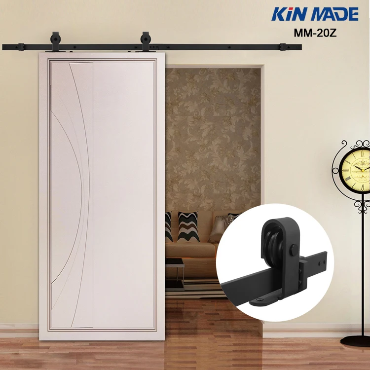 KIN сделано MM20Z-American Стиль Топ смонтированное оборудование для раздвижной двери сарая деревянная дверная фурнитура
