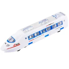 Красивый молния электрический игрушечный поезд для детей с музыкой изменения направления dropship5.15
