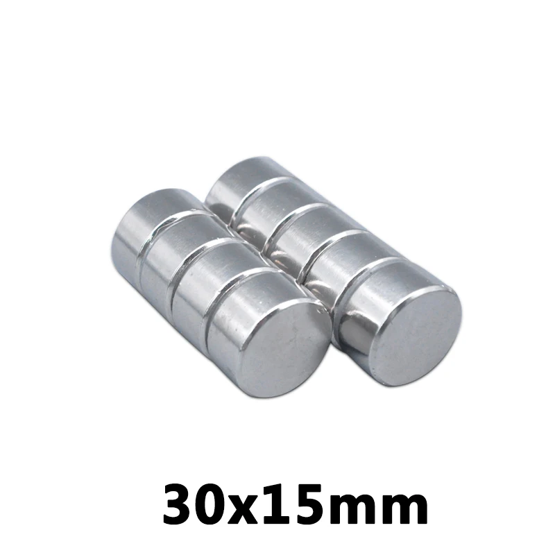 

1pcs N35 30x15MM Strong Cylinder Round Magnet 30 mm x 15 mm Strong magnet Magnet Disc Rare Earth Neodymium New30*15mm