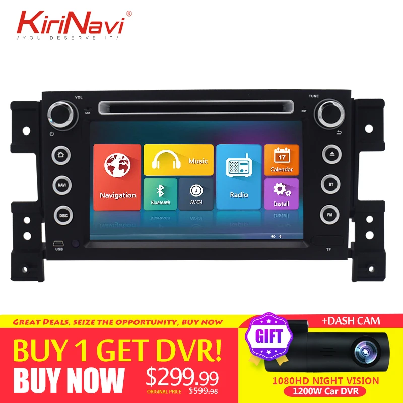 

KiriNavi Auto DVD For ISUZU Vitar Android 6.0 7.0" HD Touch Display Radio MP5 Car Audio GPS Bluetooth Navigation Multimedia