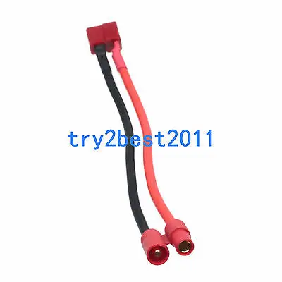 

Connector Adaptor Plug Converter Deans T female to HXT 3.5mm Bullet Banana