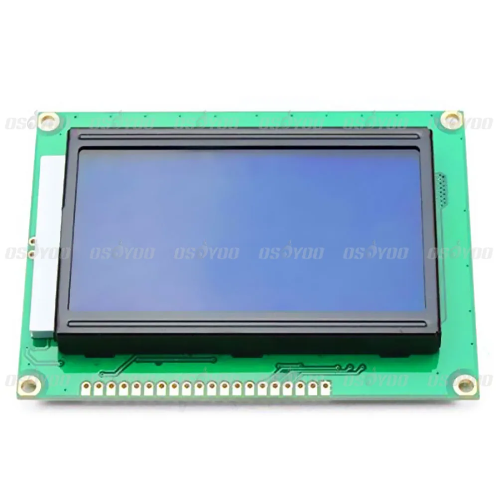 

5V 12864 LCD Display Module Dots Graphic Matrix LCD Blue Backlight for Arduino