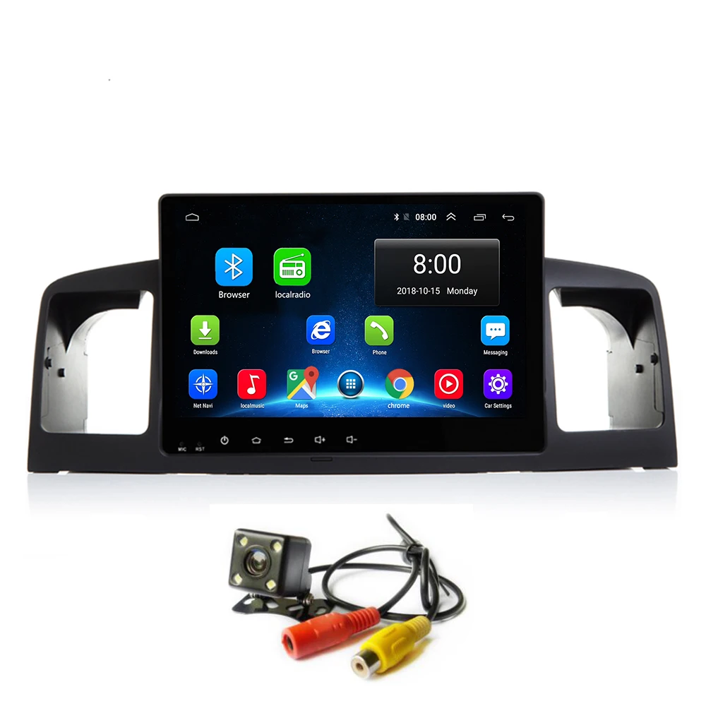 

Android 8.1 Car Radio GPS Player Navi for Toyota Corolla E120 2003-2006 Navigation No DVD Multimedia Wifi Head Unit Map