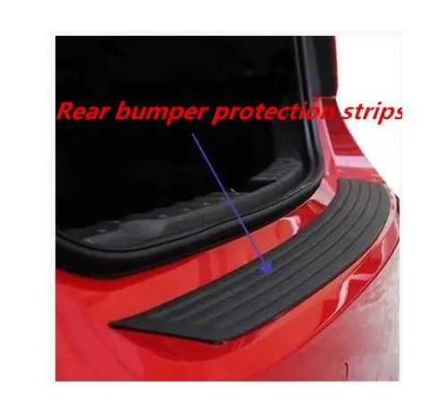 

Car Styling Rear Bumper Rubber Protection Stickers For Jeep Cherokee Compass Grand Commander Tata Hexa Tiago Zest Accessories