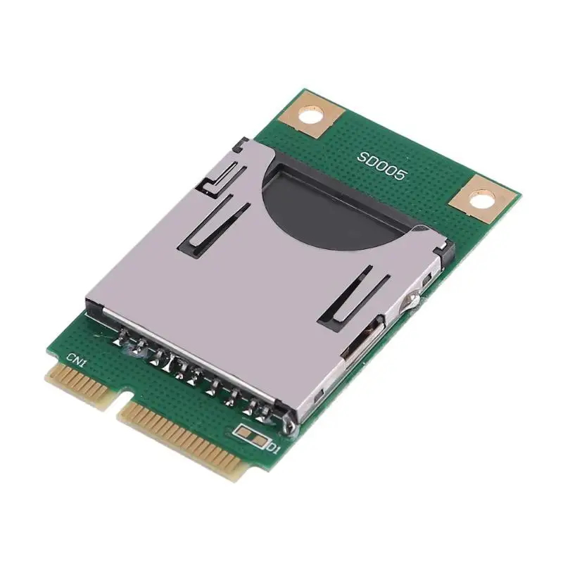 

ALLOYSEED Mini PCIE SSD PCI Express Memory Card Adapter PCI-E to SD Reader Adaptor Converter for Micro SD Card