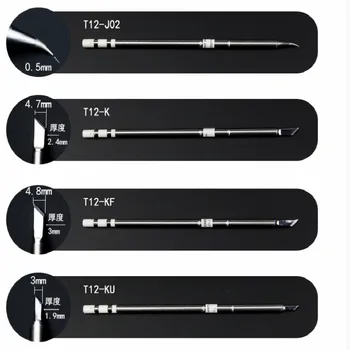 Welding Tips t12 tip soldering iron t12 tips C4 BCF2 K FREE SHIPPING lson k mouth oxygen free copper soldering iron tips silver white 2 pcs