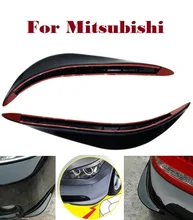 2PCS Car Front or Back crash bar rubber bumper for Mitsubishi Mirage Montero Montero Sport Outlander Pajero Mini RVR Space Star