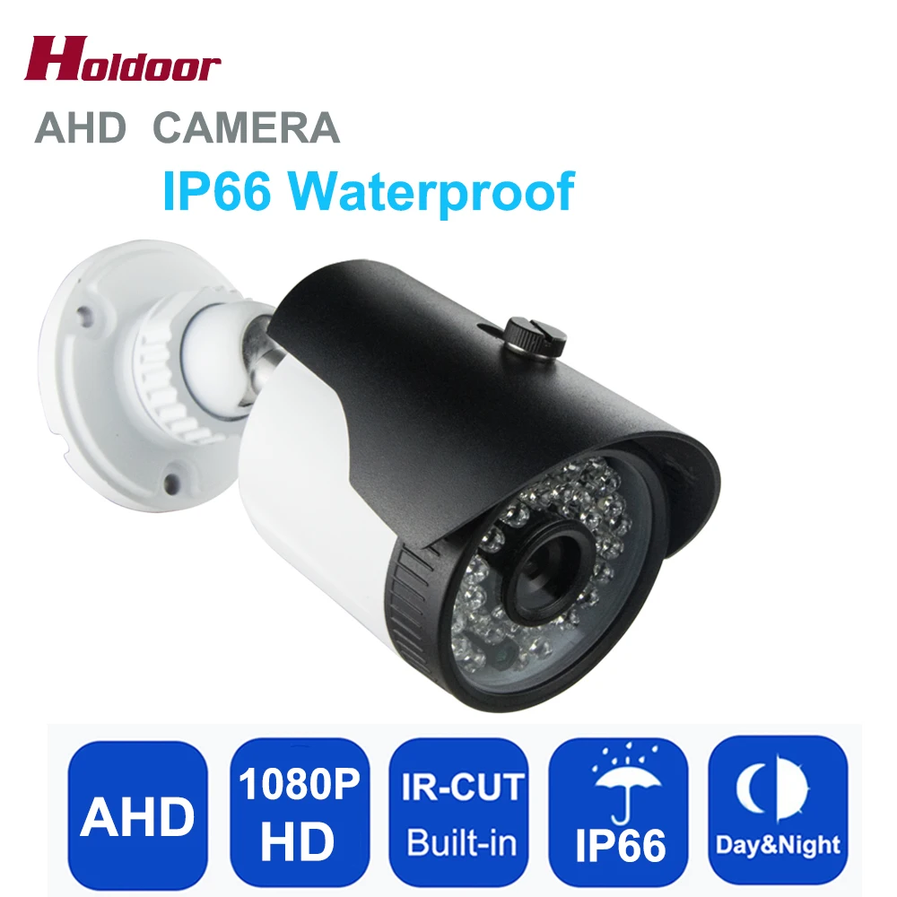 

Outdoor IP66 Waterproof 1/3'' CMOS 1080P AHD Camera 2.0MP IR Night Vision Bullet Security Surveillance CCTV Camera With IR-Cut