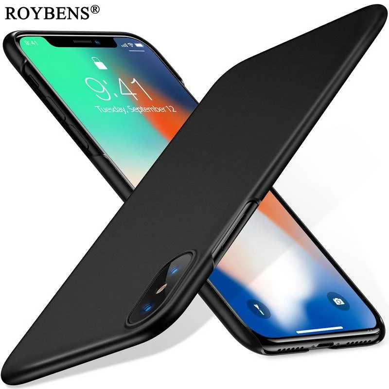 For iPhone X Case 0.3mm Ultra Thin Slim Matte Soft 10 7 8 Plus Flexible PP Durable High Quality Mat PC Cover |