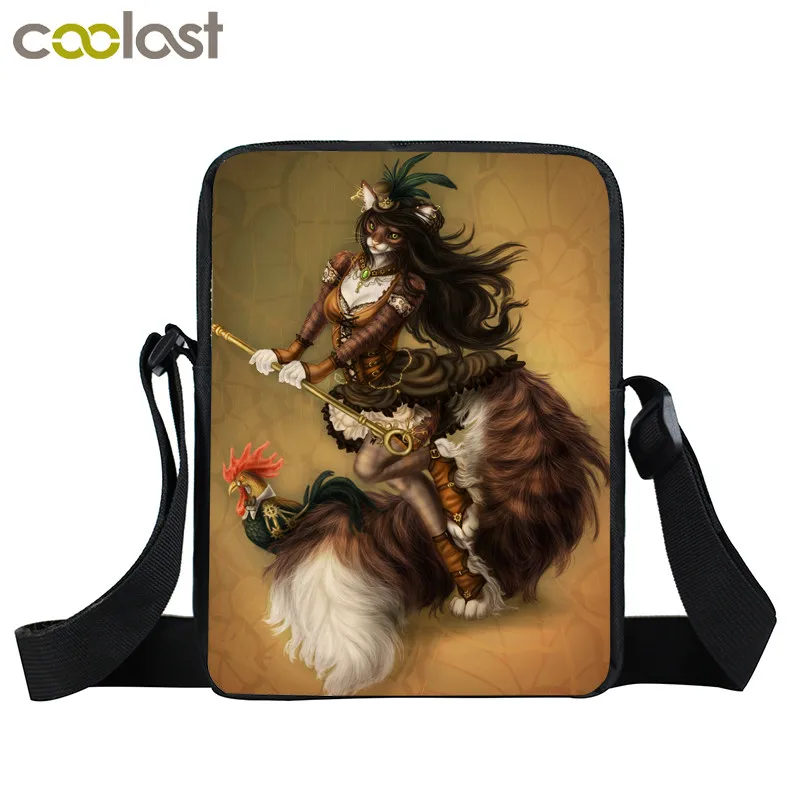 Стимпанк мини-сумка-мессенджер для молодых мужчин и женщин, панк, Повседневная сумка, Ротвейлер, собака, сумки через плечо для дам, сумки, Bolsos Carteras Mujer - Цвет: XKB JQR05