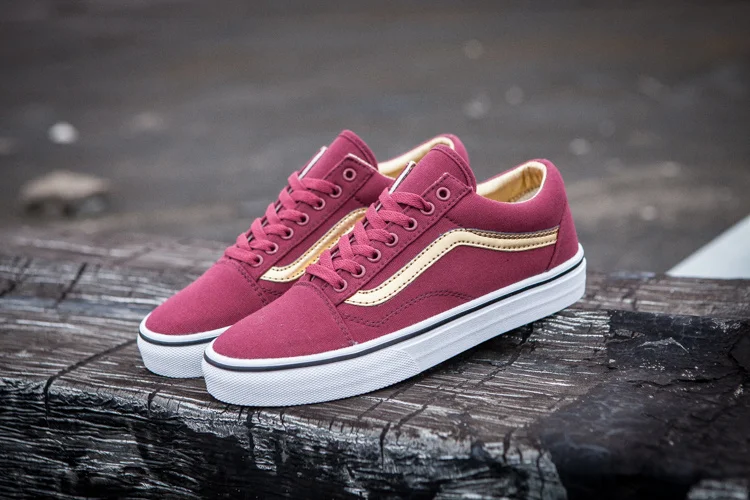 vans rouge vin