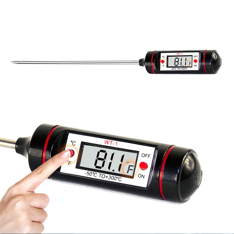 Digital Probe Food Thermometer Pen Style Kitchen BBQ Dining Tools Temperature Household