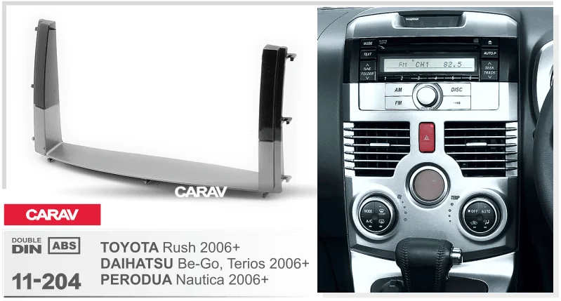 CARAV 11-204 Car Radio Installation Trim Fascia Panel