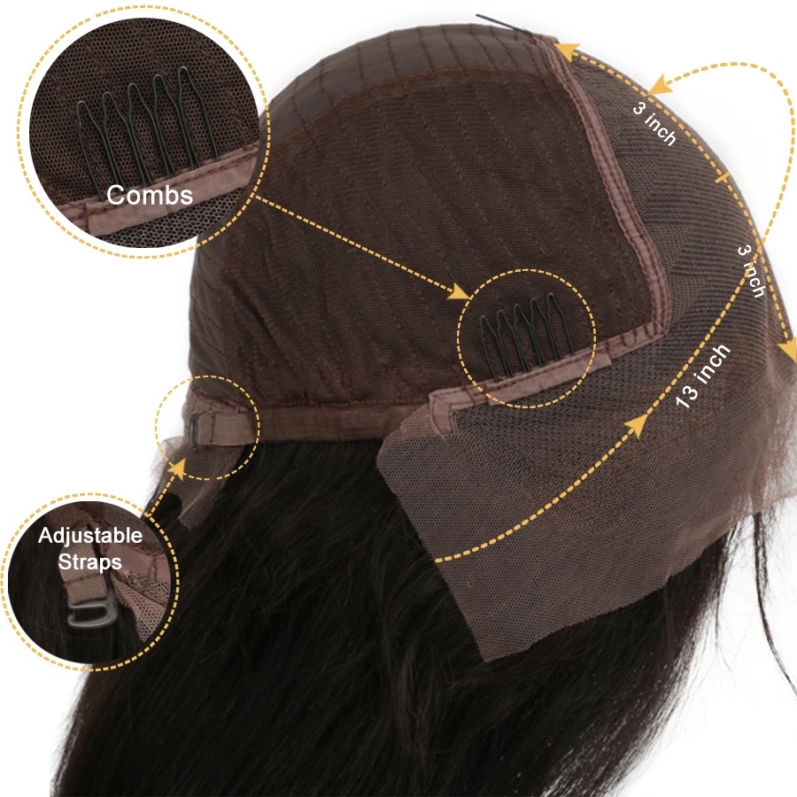 SHD Ombre Цвет человеческих волос парики для женщин бразильские прямые волосы Реми 150 плотность кружева парики с детскими волосами отбеленные узлы
