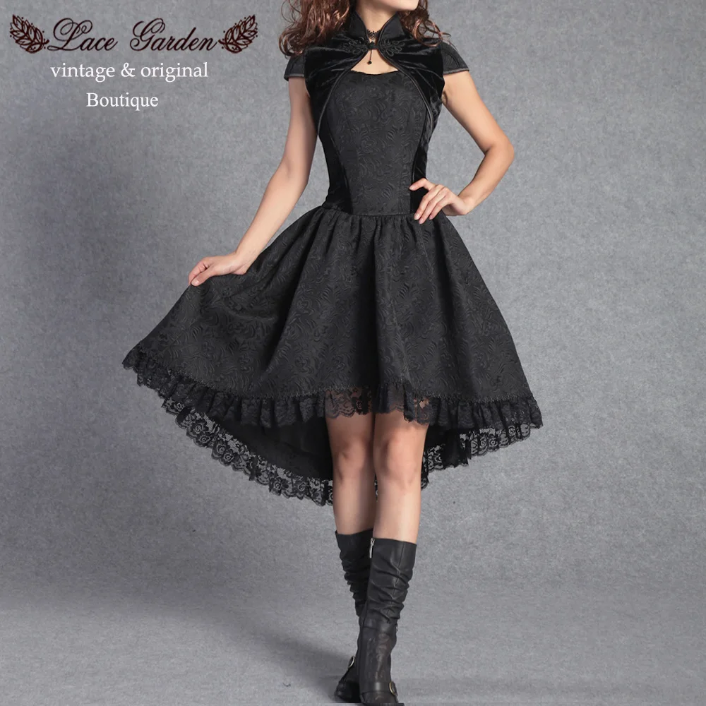 Ladies’ Trendy Fashion Dress Boutique Collar and Asymmetric Bottom Layering