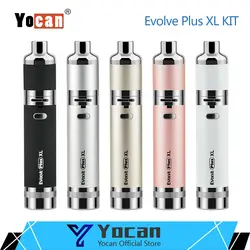 Оригинальный Yocan Evolve Plus Набор XL AIO встроенный аккумулятор 1400 мАч электронная сигарета Ручка Комплект магнитное соединение сухой стадо воск