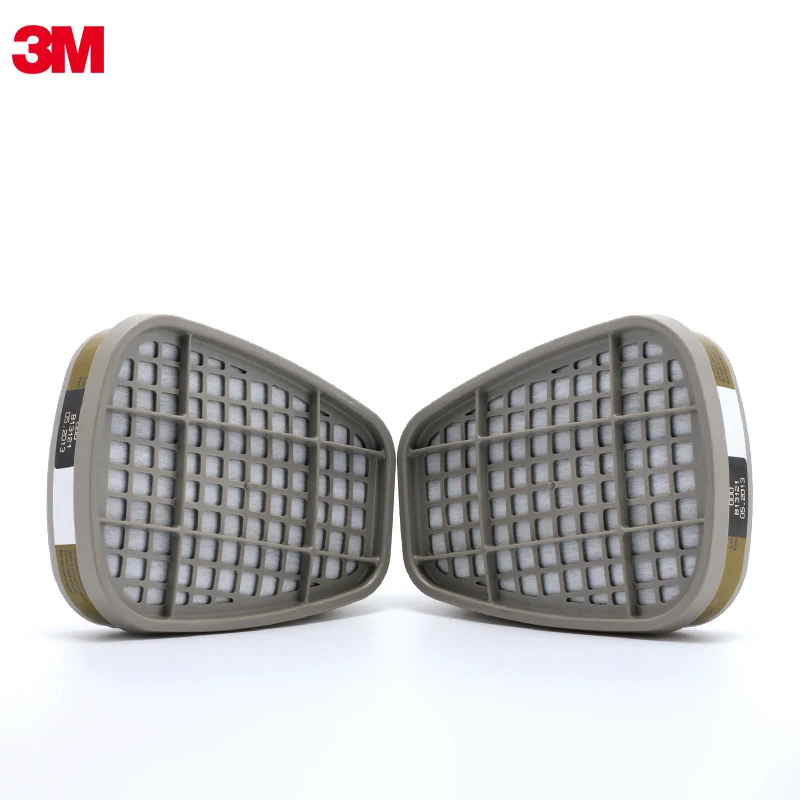 3M 7502 With 6006 Anti-formaldehyde Benzenesulfide Hydrogen Chloride Sulfuric Acid Gas Ammonia Gas Mask