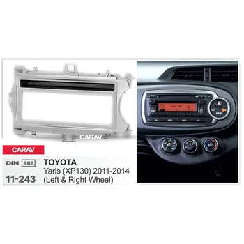 

CARAV 11-243 Top Quality Radio Fascia for TOYOTA Yaris Stereo Fascia Dash CD Trim Installation Kit