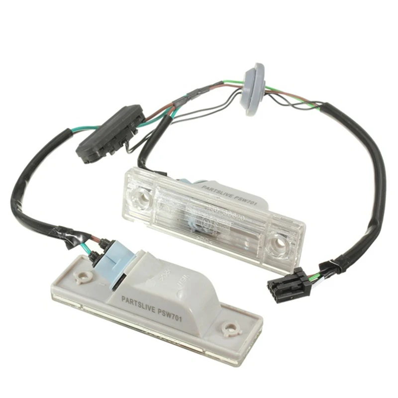 Rear Back license plate light with Trunk switch button For Chevrolet