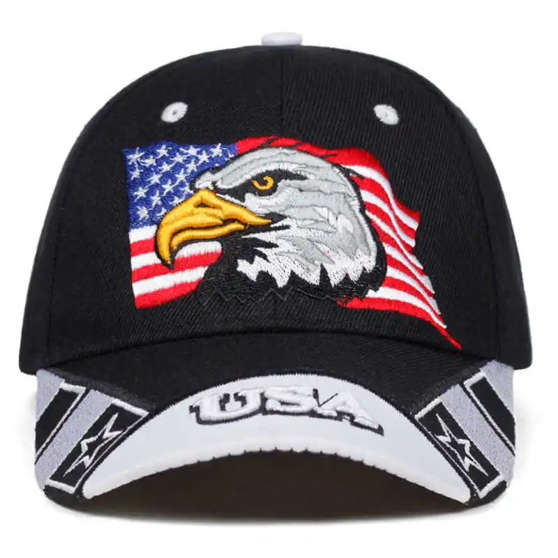 2019new Мультфильм Орел вышивка бейсбольная кепка в стиле хип-хоп snapback шапки открытый Регулируемая солнцезащитная Кепка американский уличный