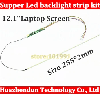 

20pcs 255mm Adjustable brightness led backlight strip kit,Update 12.1inch laptop LCD ccfl panel to LED backlight