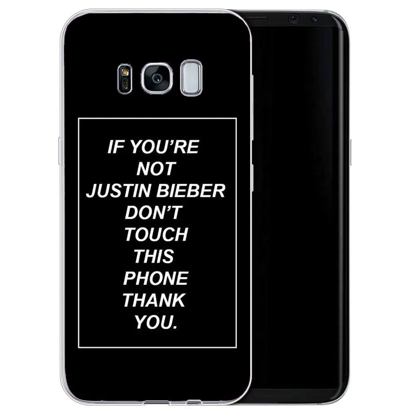 Fashion JUSTIN BIEBER Sorry Love Yourself Hard back Cover Case For Samsung Galaxy S8 S9 PLUS EDGE NOTE 9 8 Fundas Coque