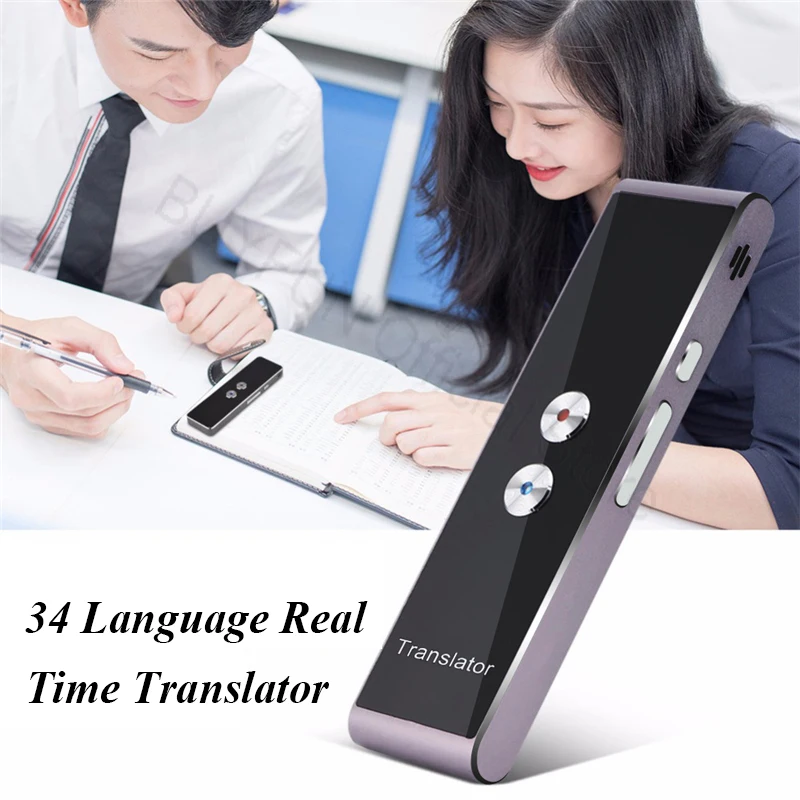 

Handheld Portable Voice & Text Smart Translator Multi-Language Real Time Translation Device for Travel Business Meeting Shopping