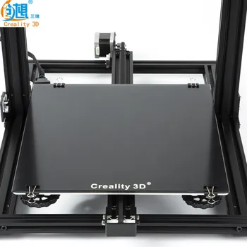 

Newest Creality 3D Printer Black Carbon Silicon Crystal Build Hotbed Platform 310*310 MM Glass For Creality 3D CR-10/10S