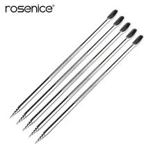 ROSENICE 5 шт. из нержавеющей стали кофе Art Pen Бариста инструмент для капучино латте, эспрессо украшения для кухни кафе