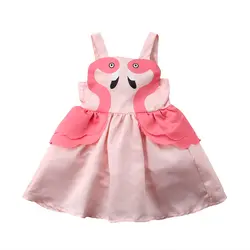 Одежда для малышей для девочек Лебедь Туту модное симпатичное платье без рукавов бальное платье одежда